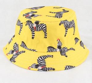 Yellow Zebra Bucket Hat